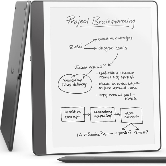 Bundle: Amazon Kindle Scribe with Premium Pen + Cover - Tungsten 64GB - Picture 11 of 13